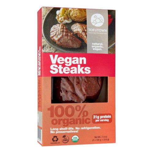 Tofutown Vegan Steaks 210g