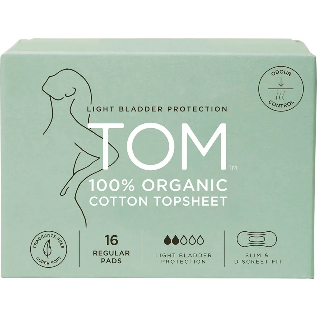 Tom Organic Light Bladder Protection 16 pads