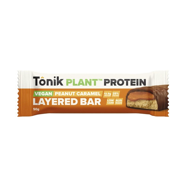 Tonik Plant Bar Peanut Caramel 50g
