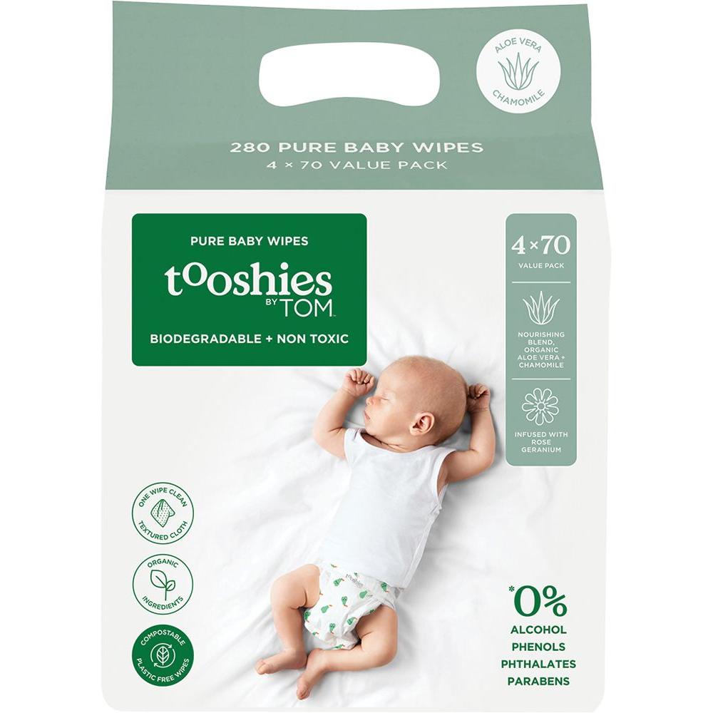 Tooshies By Tom Baby Wipes Multi Pack