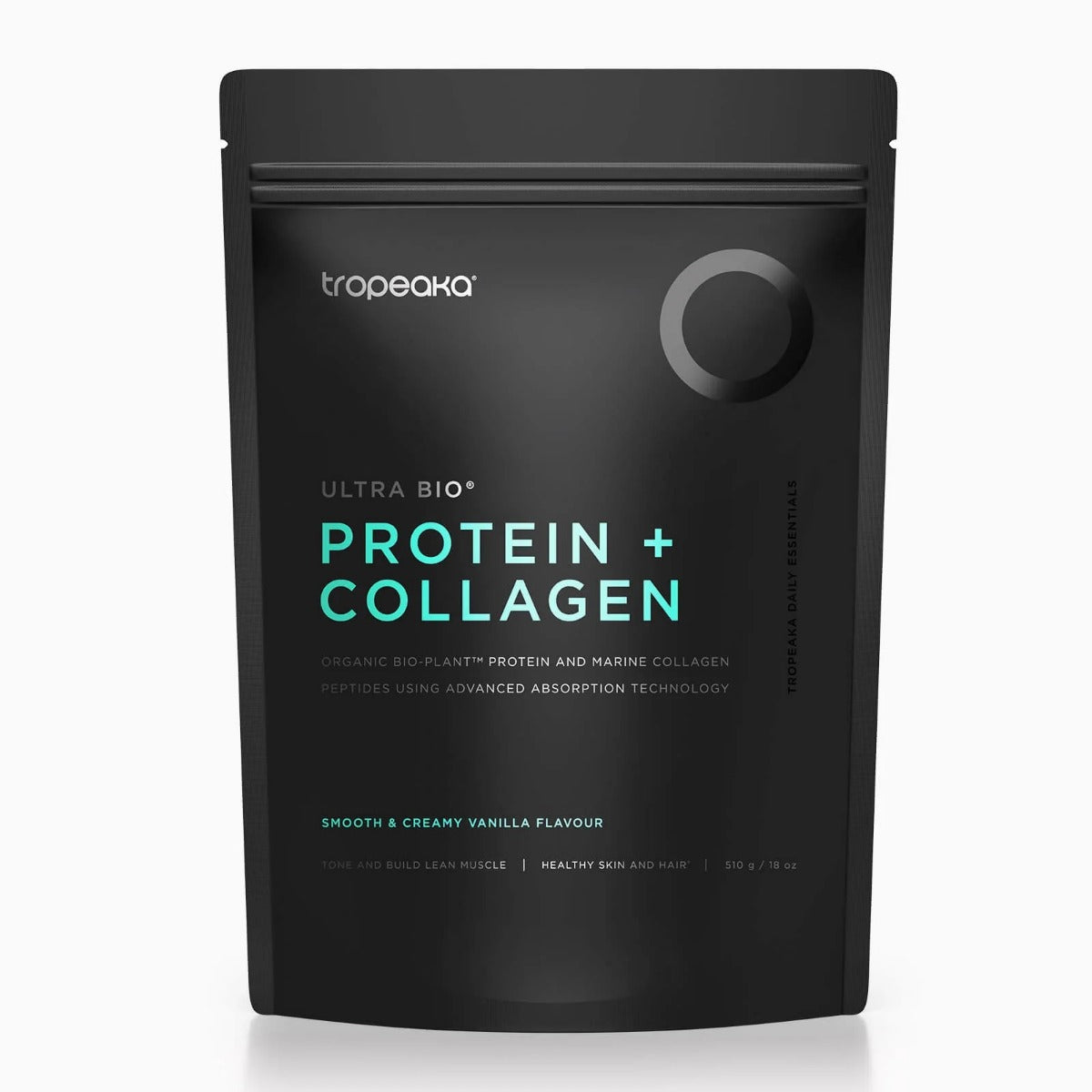 Tropeaka Protein + Collagen Smooth & Creamy Vanilla 510g tub
