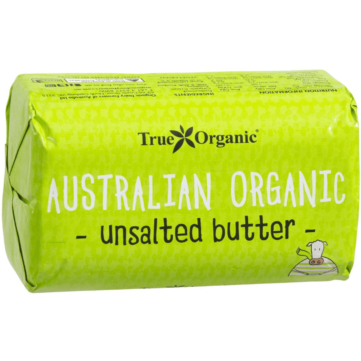 True Organic Butter Unsalted 250g