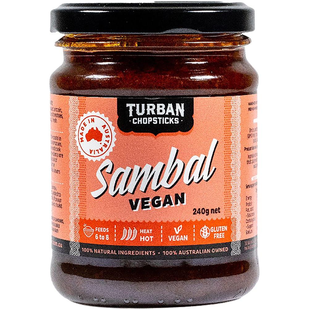 Turban Chopsticks Curry Paste Sambal 240g