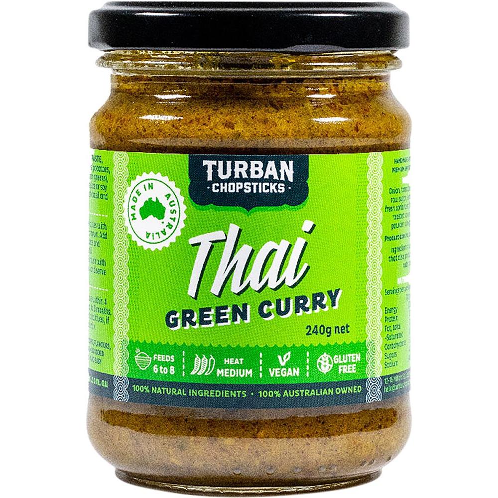Turban Chopsticks Curry Paste Thai Green Curry 240g