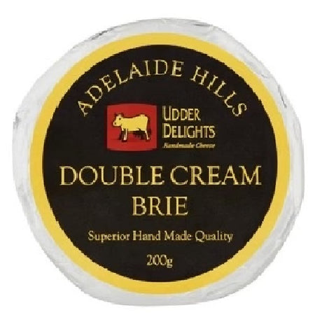 Udder Delights Adelaide Hills Double Cream Brie 200g