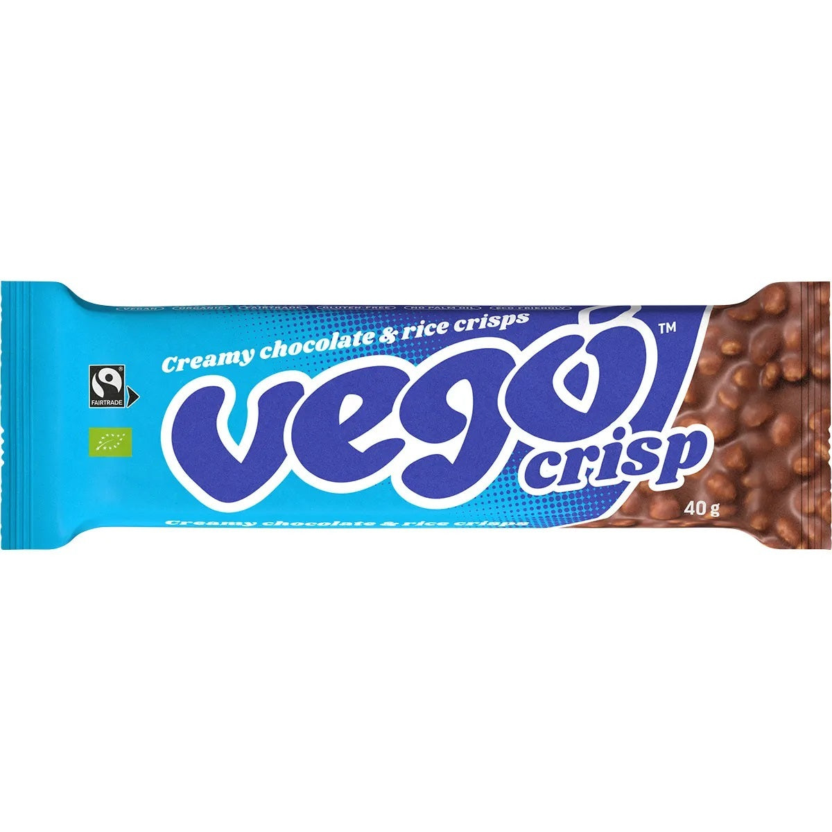 Vego Crisp Creamy Choc&Rice 40g
