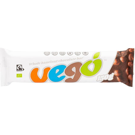 Vego Whole Hazelnut Chocolate Bar 150g