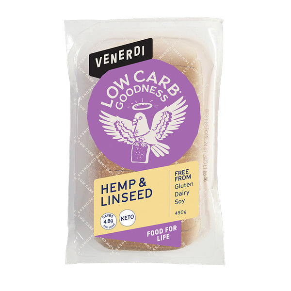 Venerdi Keto Bread Hemp & Linseed 490g