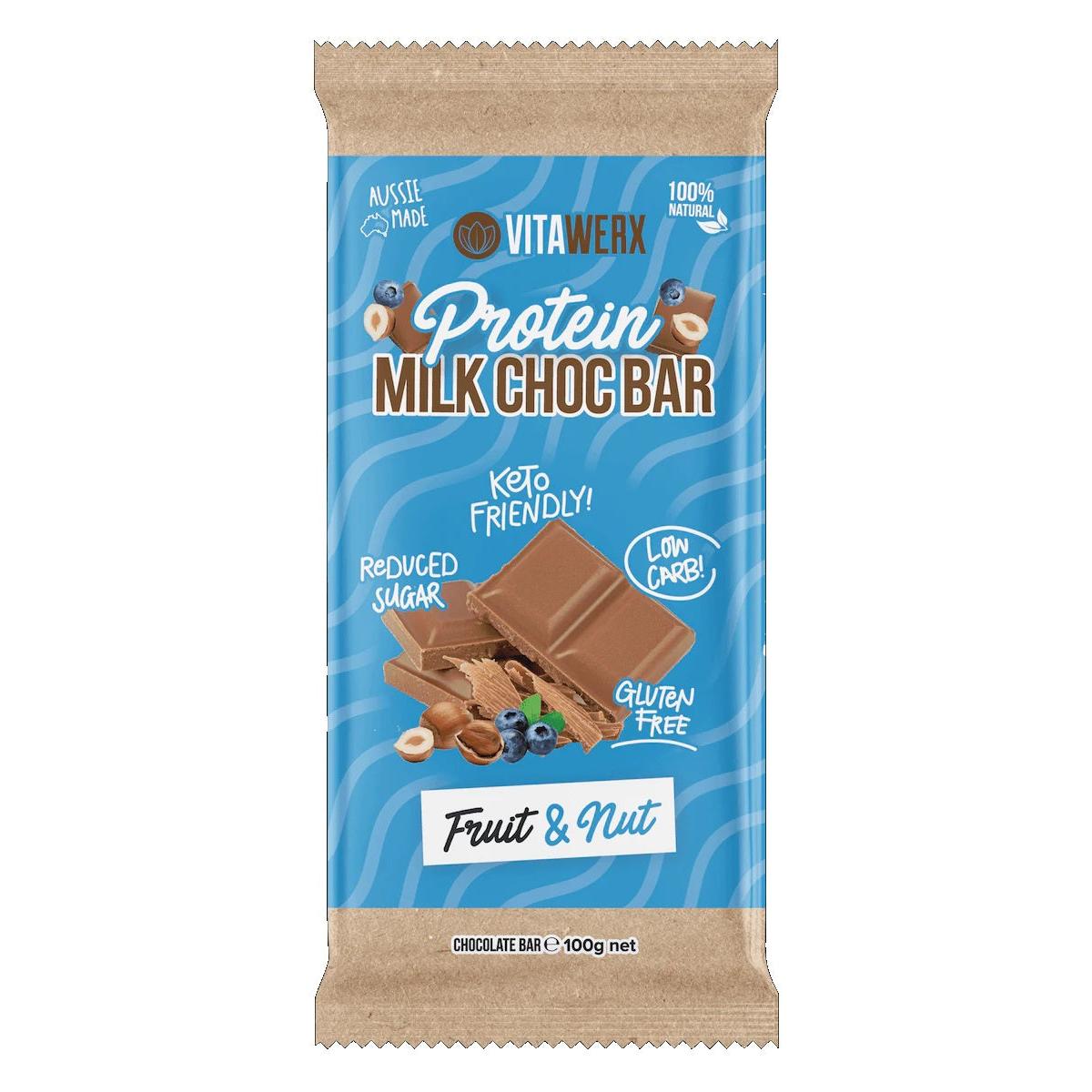 Vitawerx Chocolate Fruit Nut Bar 100g