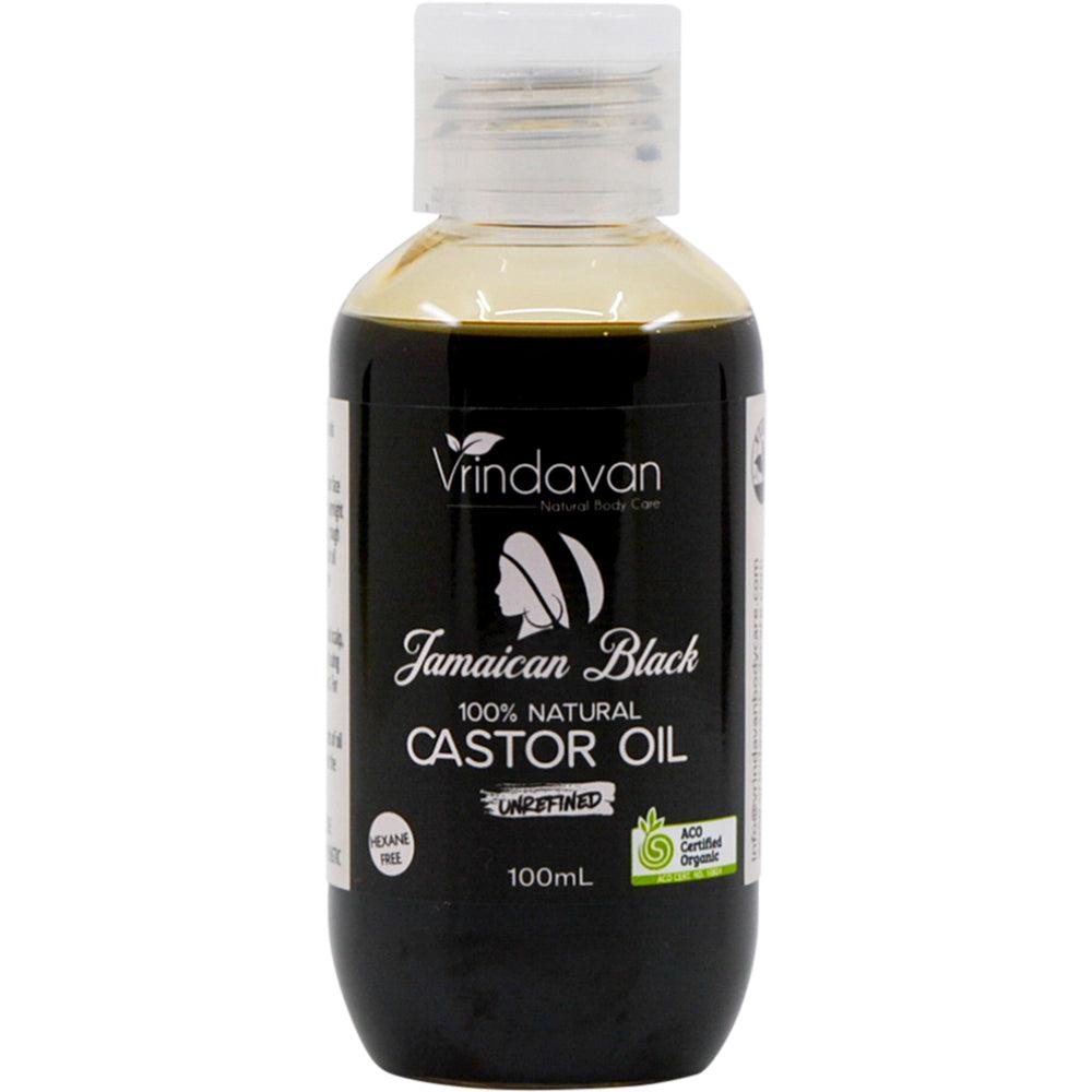 Vrindavan Jamaican Black Castor Oil Extra Dark Unrefined 100ml