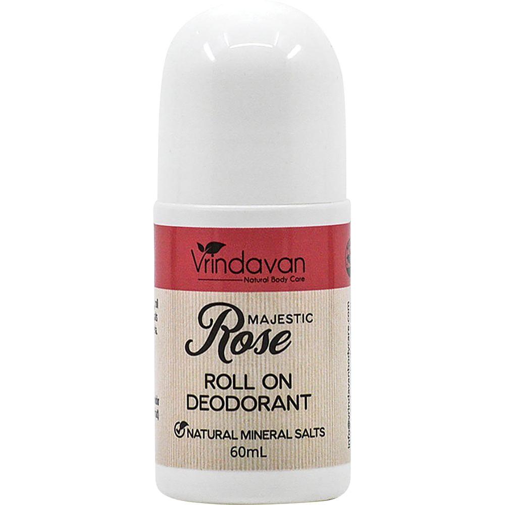 Vrindavan RollOn Deodorant Majestic Rose 60ml
