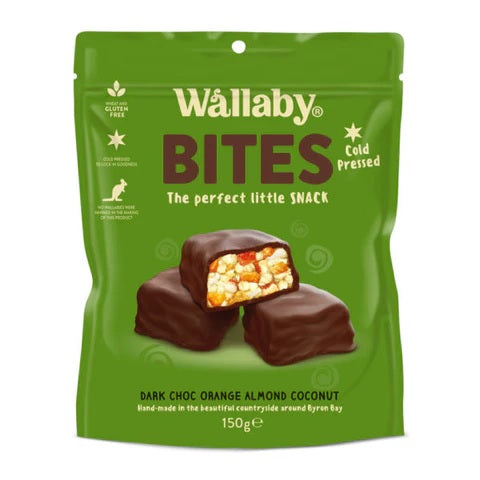 Wallaby Dark Chocolate Orange Almond 150g