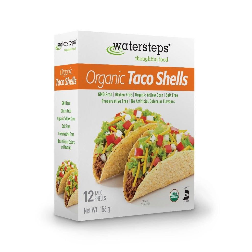 Watersteps Organic Taco Shells 12pk 210g