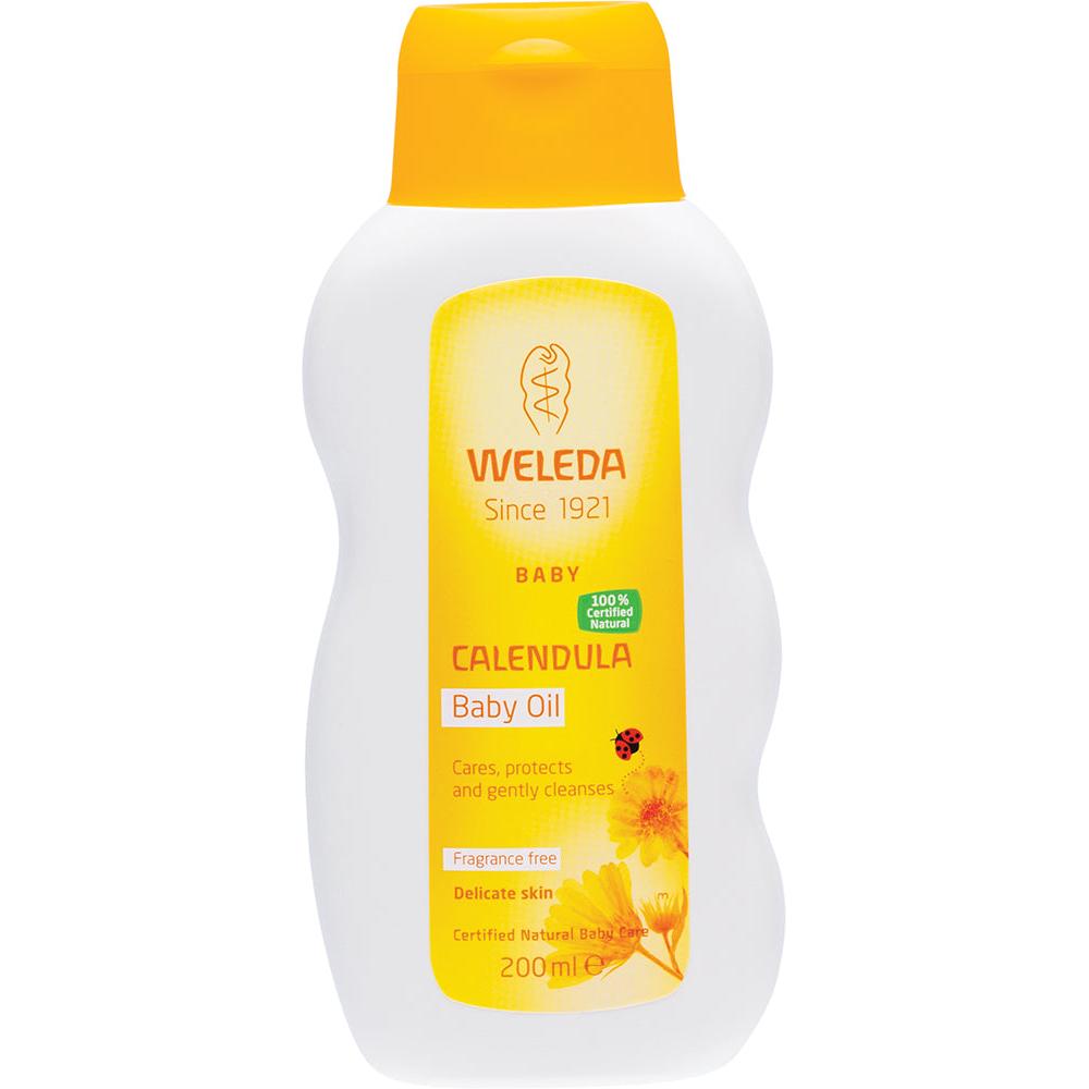 Weleda Calendula Baby Oil Fragrance Free 200ml