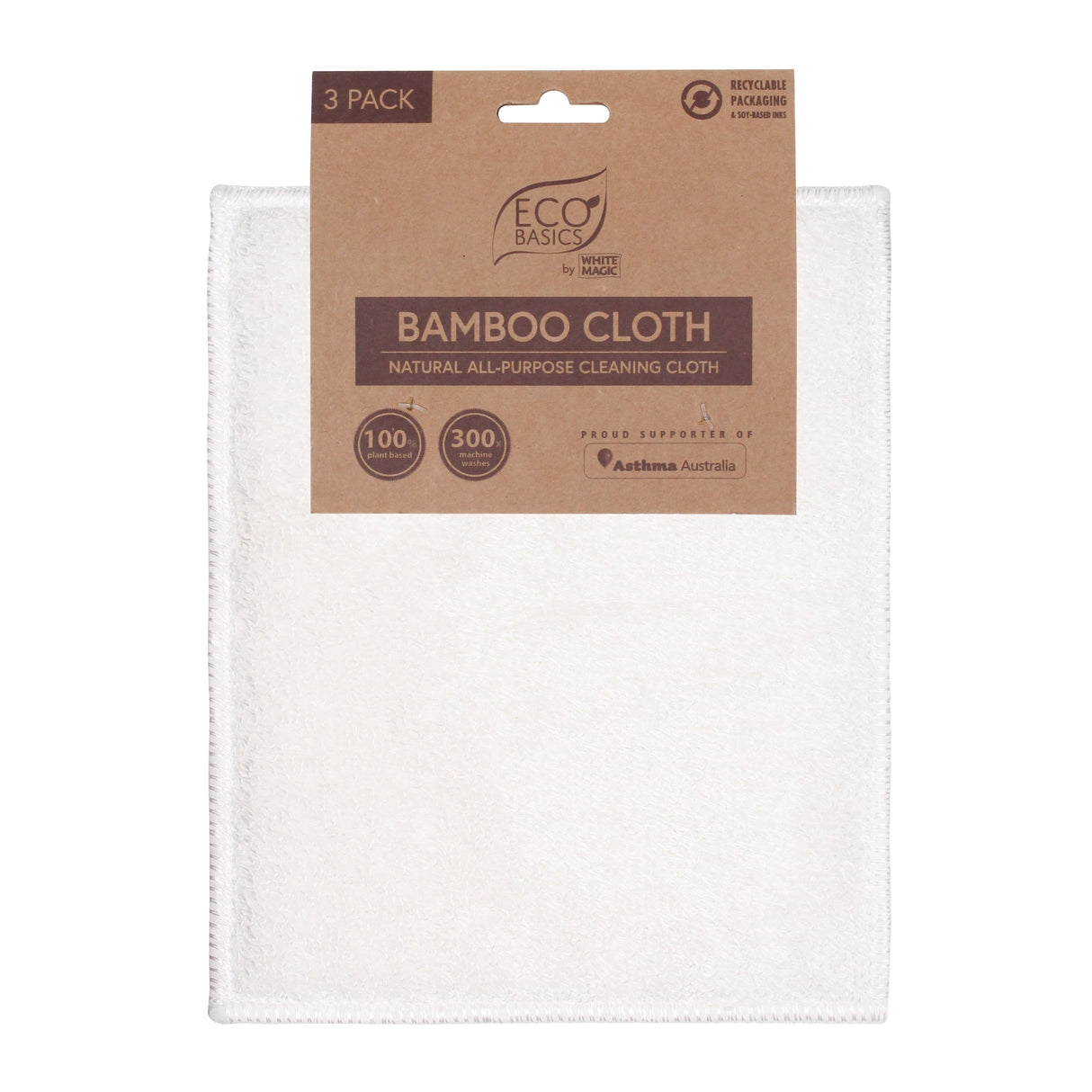 White Magic Bamboo Cloth 3Pk