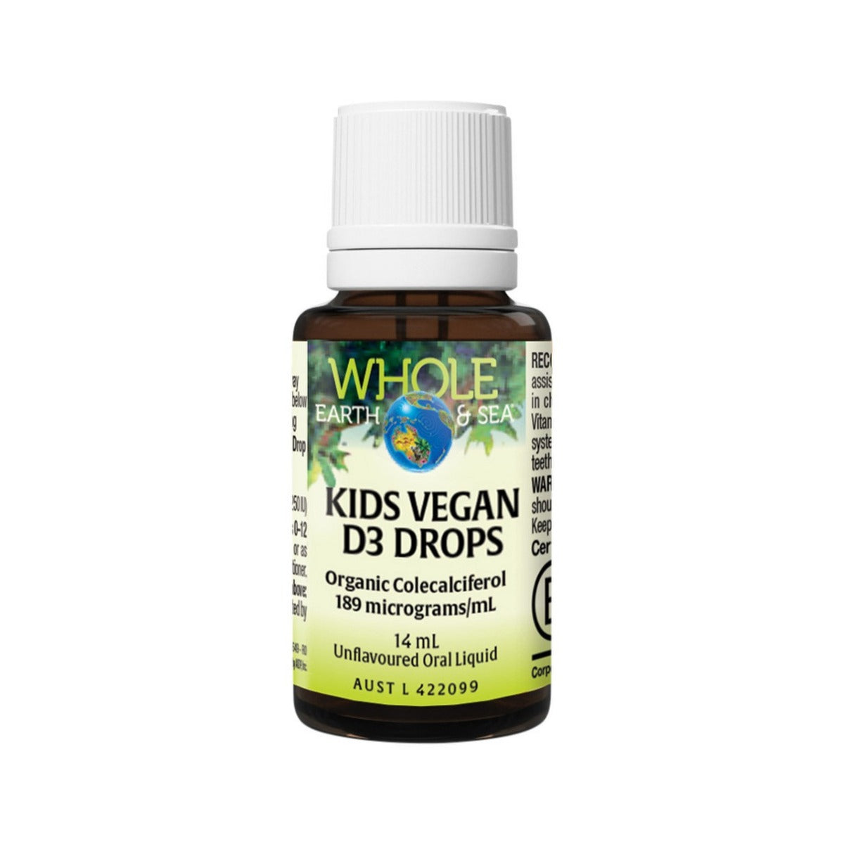 Whole Earth Sea Kids Veg D3 Drop 14ml