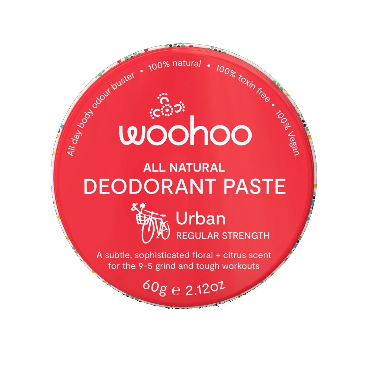 Woohoo Body Deo Paste Urban 60g