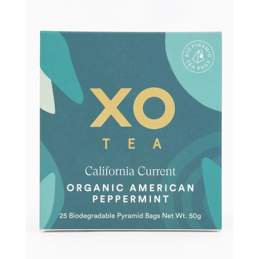 XO TEA American Peppermint Tea Certified Organic (California Current) 25tb