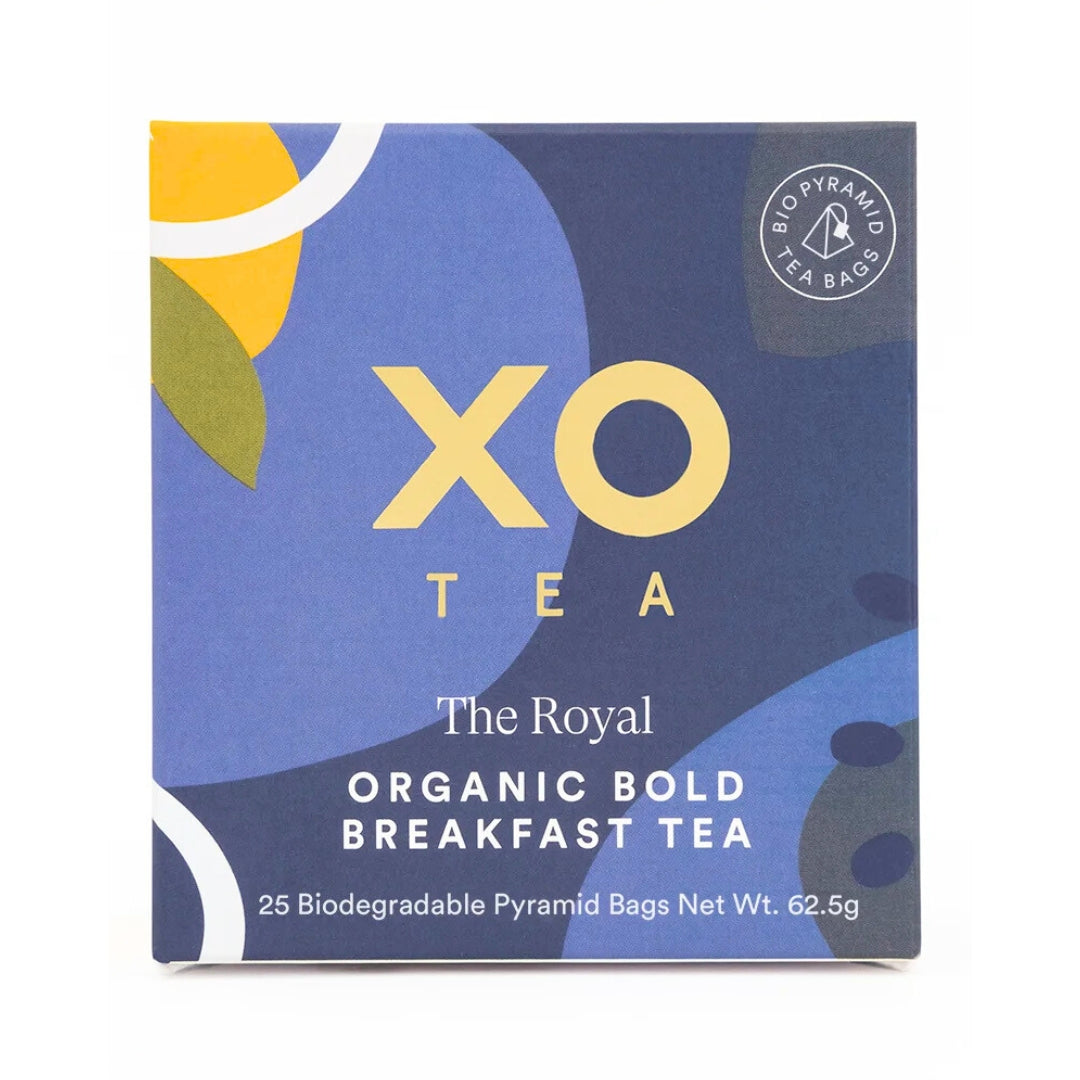 XO TEA Bold English Breakfast Tea Certified Organic (The Royal) 25tb