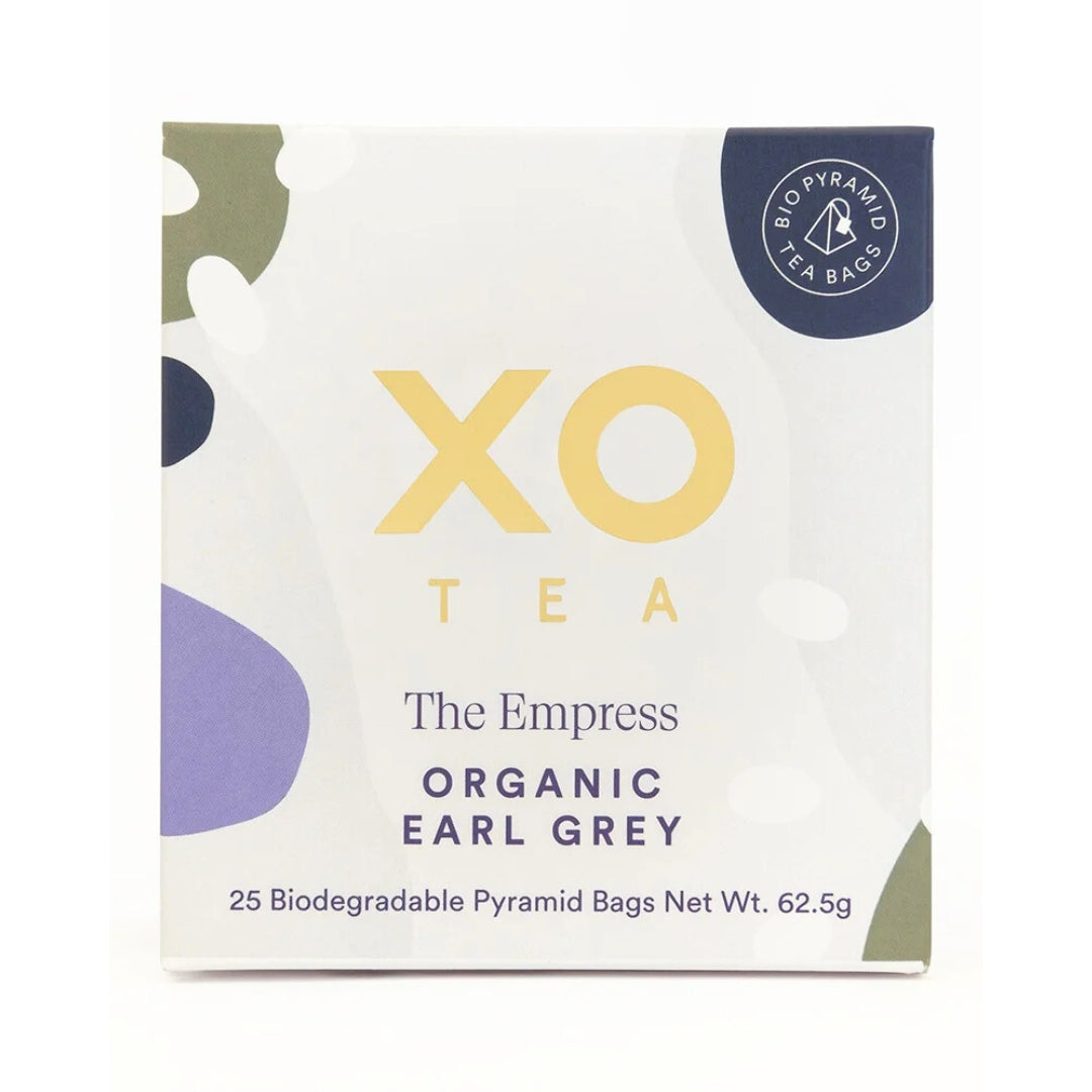 XO TEA Earl Grey Tea Premium Certified Organic (The Empress) 25tb