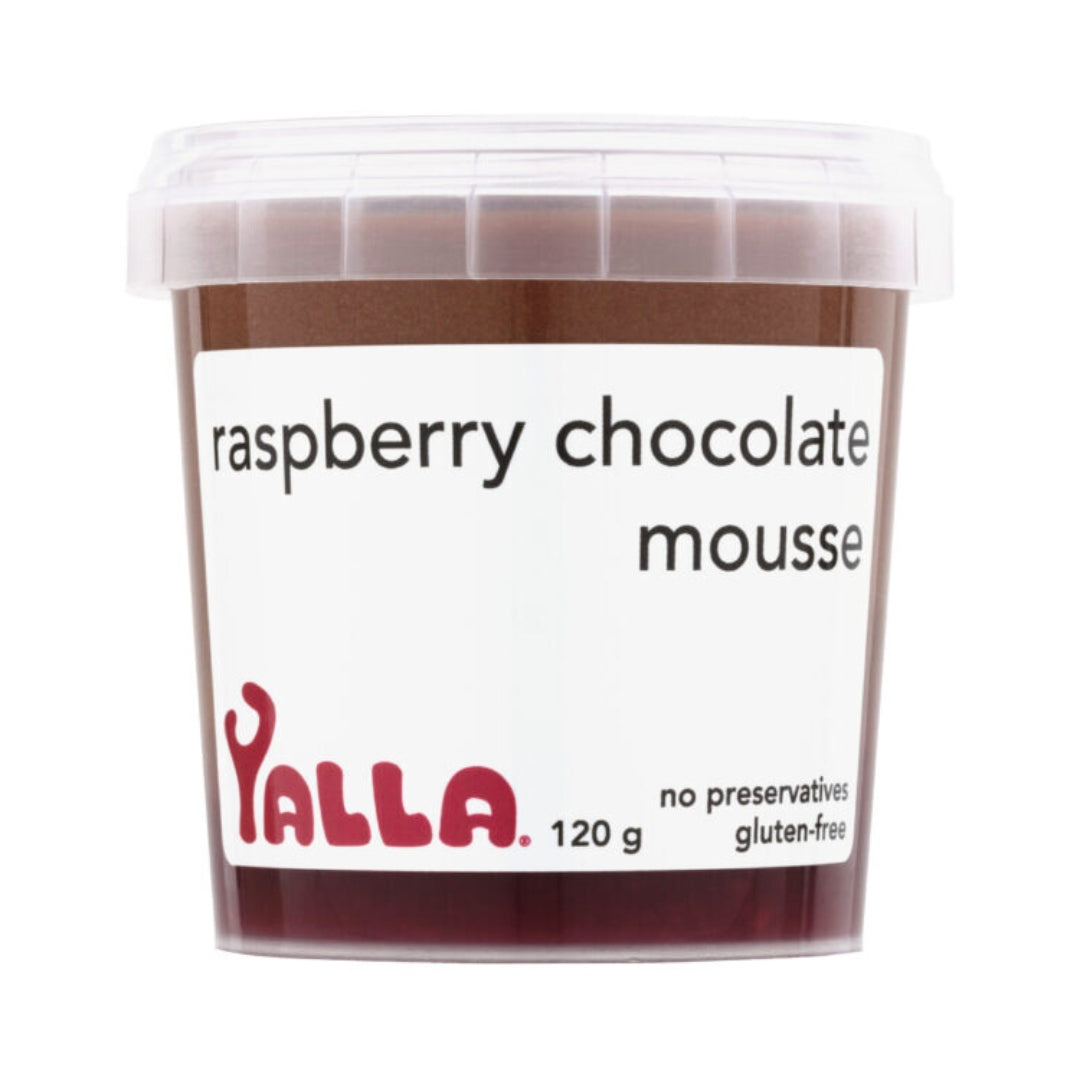 Yalla Raspberry Chocolate Mousse 120g