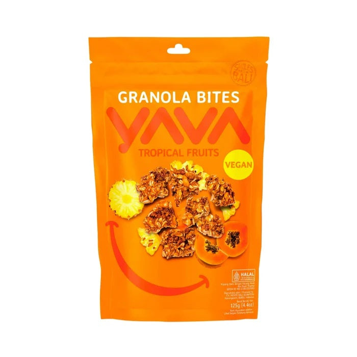 Yava Granola Bite Tropical Fruit 125g