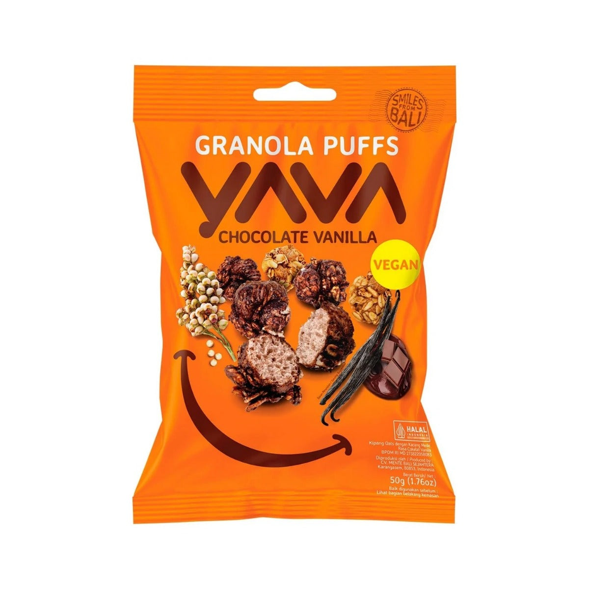 Yava Granola Puff Chocolate Vanilla 50g