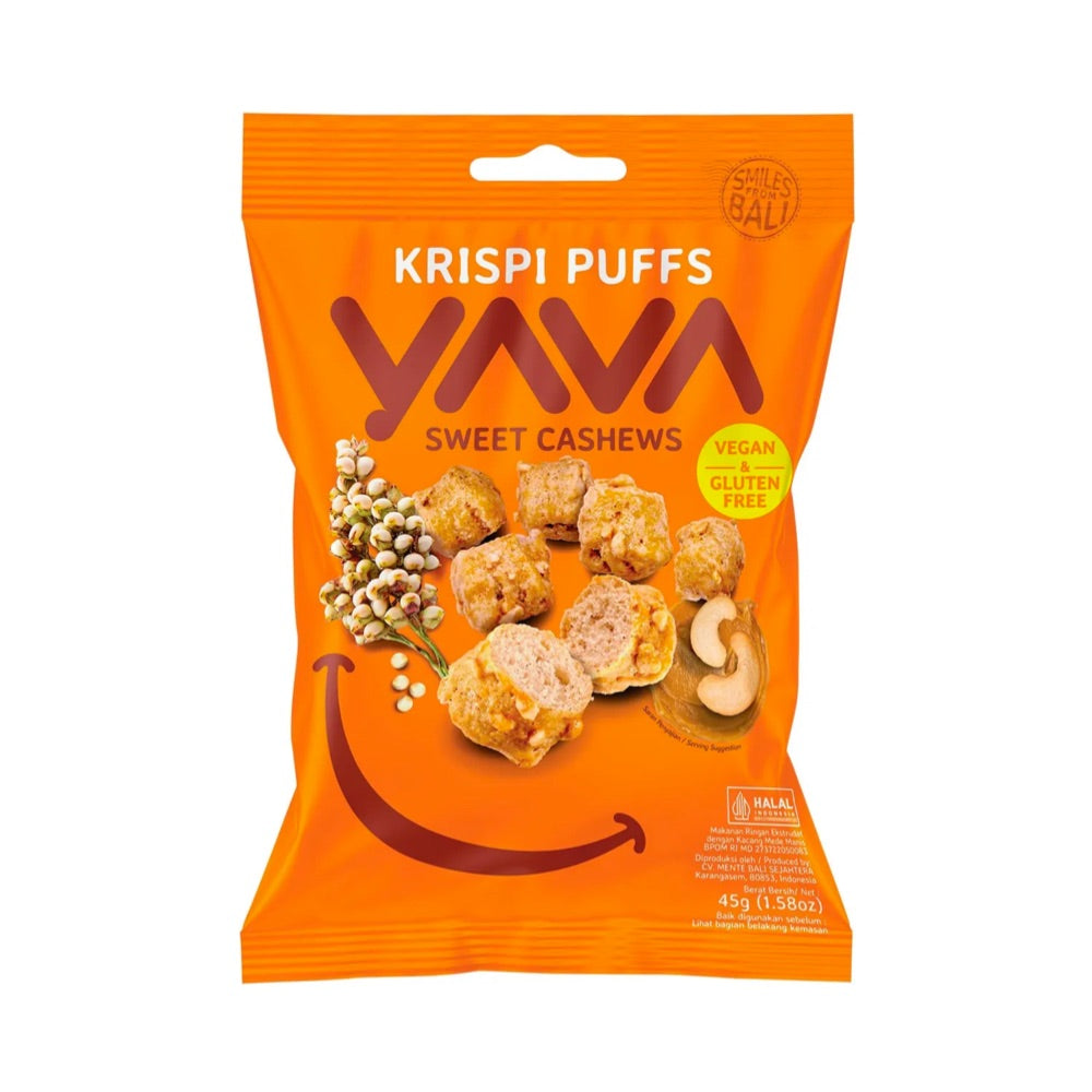 Yava Krispi Puff Sweet Cashew 45g
