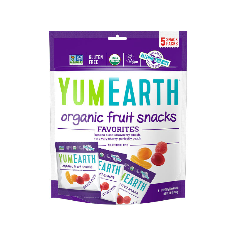 Yum Earth Fruit Snack Packs 99g