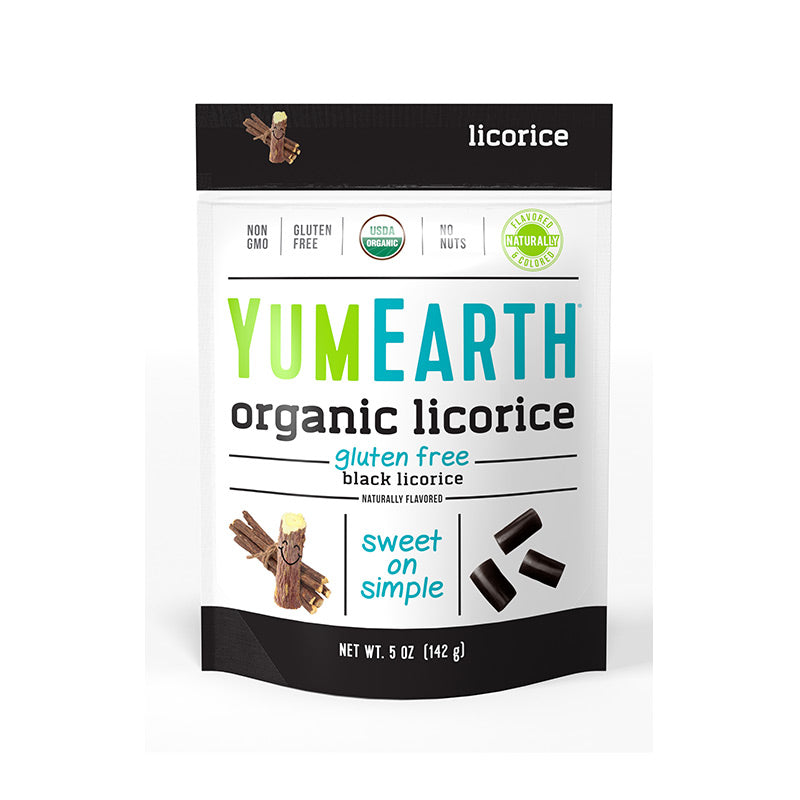 Yum Earth Licorice Black 142g