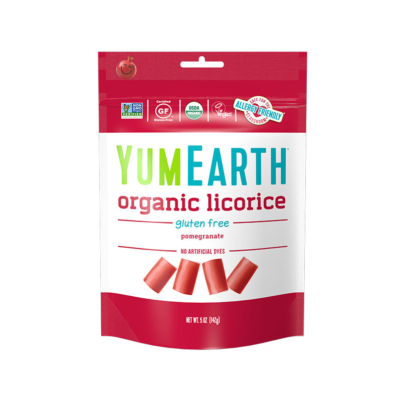 Yum Earth Licorice Pomegranate 142g