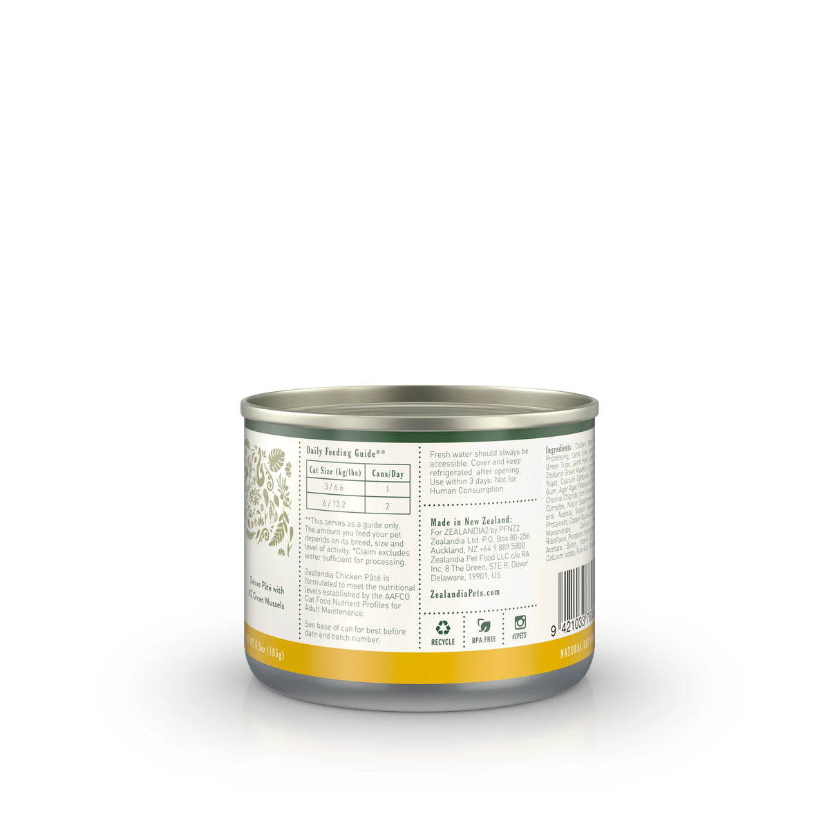 Zealandia Chicken Pate Wet Cat Food