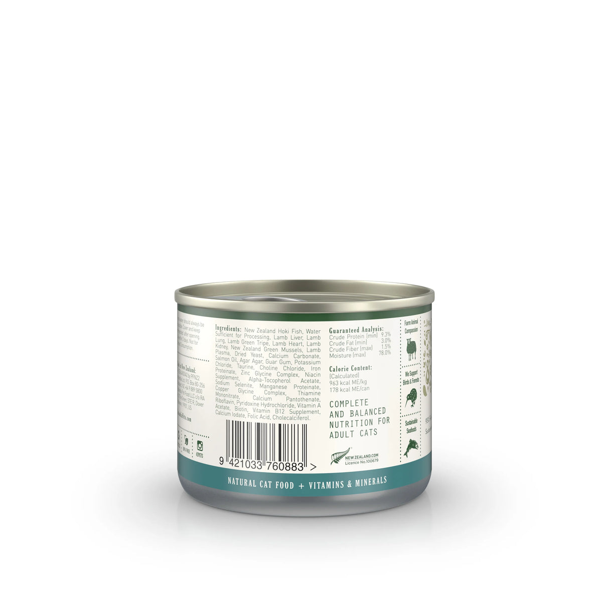 Zealandia Hoki Fish Pate Wet Cat Food