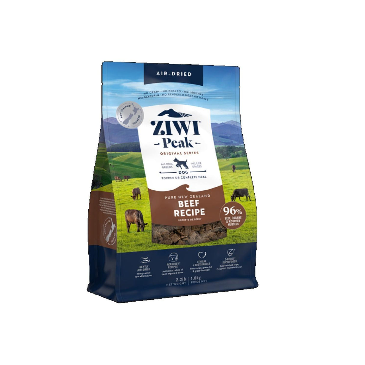 Ziwi Peak Dog Air Dried Beef 1Kg