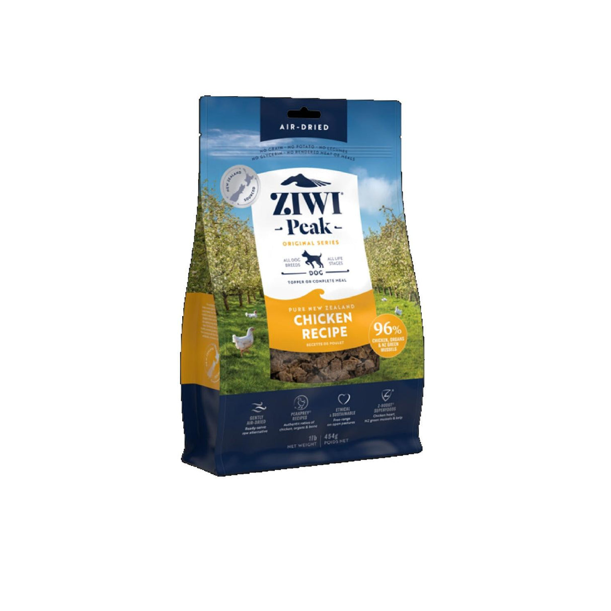 Ziwi Peak Dog Air Dried Chicken 454g
