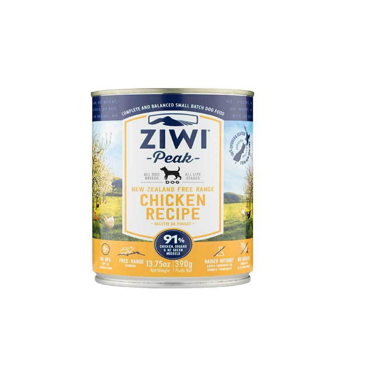 Ziwi Peak Dog Can Chicken 390g