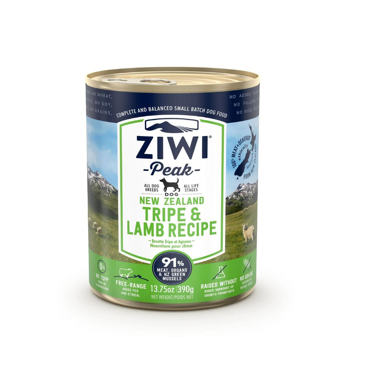 Ziwi Peak Dog Can Tripe Lamb 390g