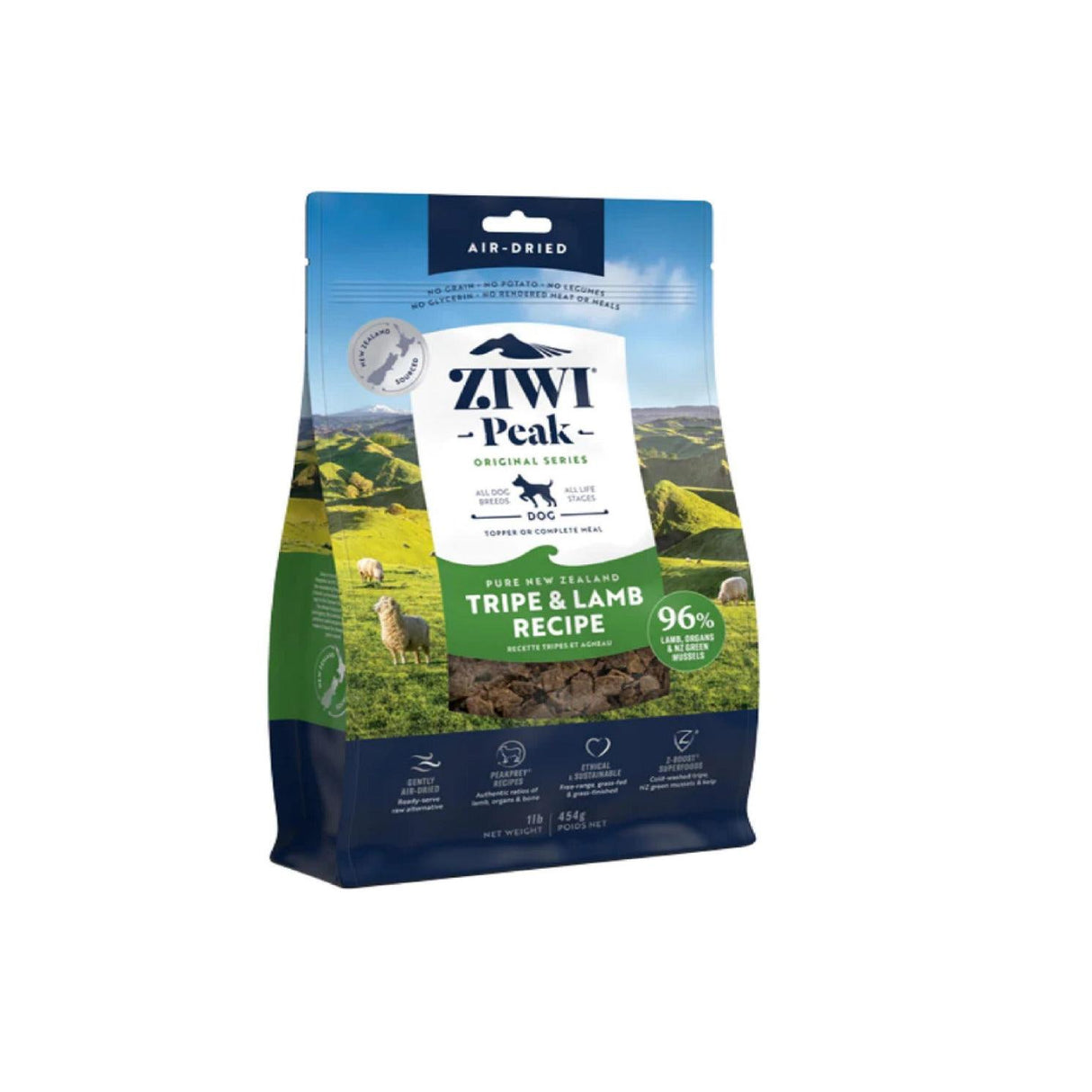 Ziwi Peak Dog Dried Tripe Lamb 454g