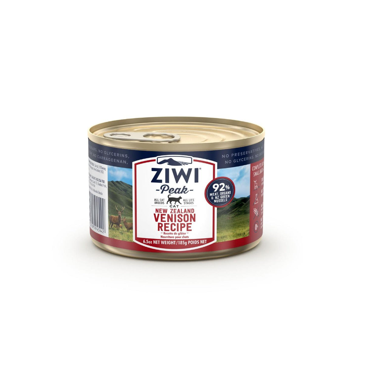Ziwi Peak Venison Wet Cat Food 185g