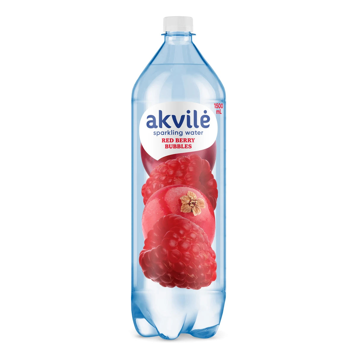 Akvilė Red Berries Bubbles Sparkling Water 1.5L bottle