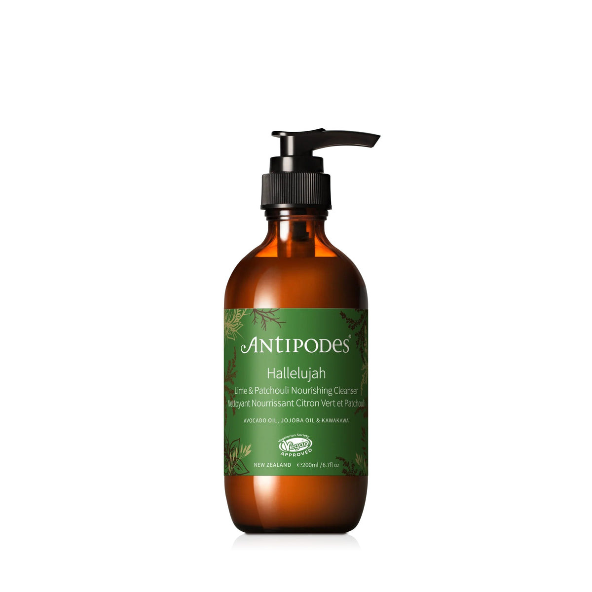 Antipodes Hallelujah Lime & Patchouli Nourishing Cleanser 200ml