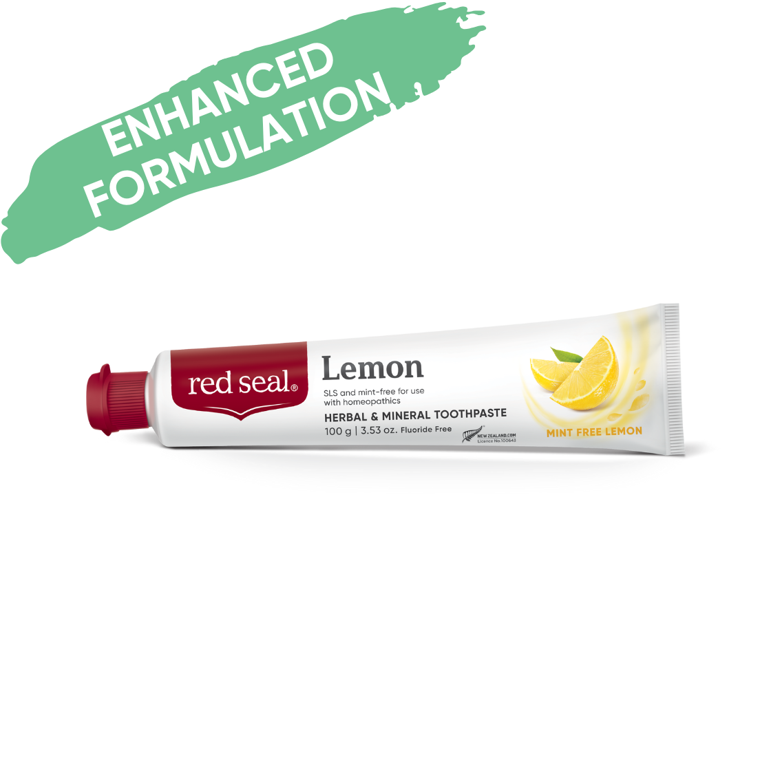 Red Seal Lemon Mint-Free Lemon Toothpaste 100g