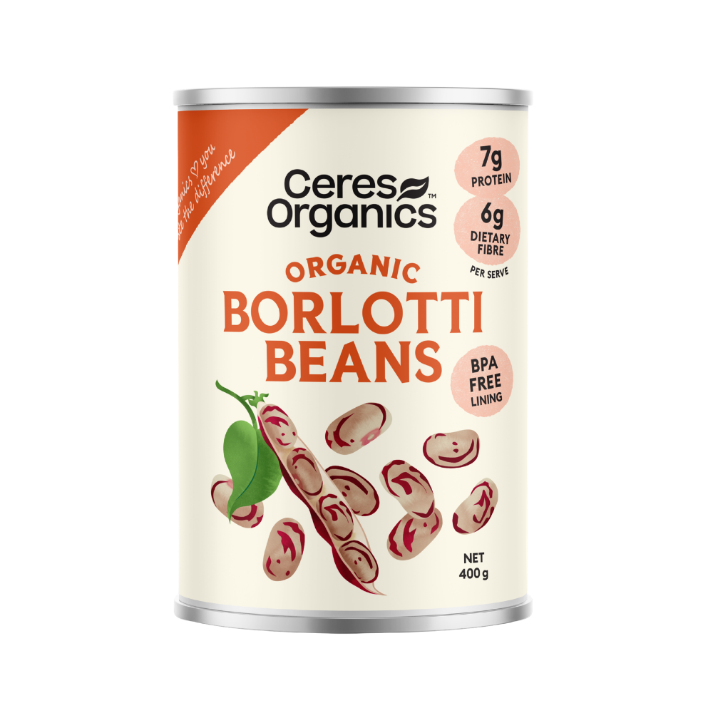 Ceres Organics Borlotti Beans (Can) 400g