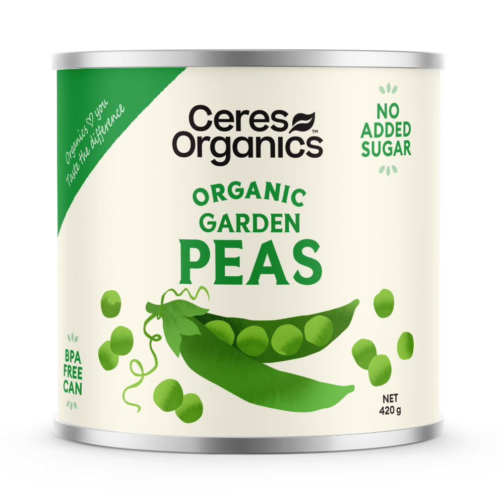 Ceres Organics Garden Peas 420g