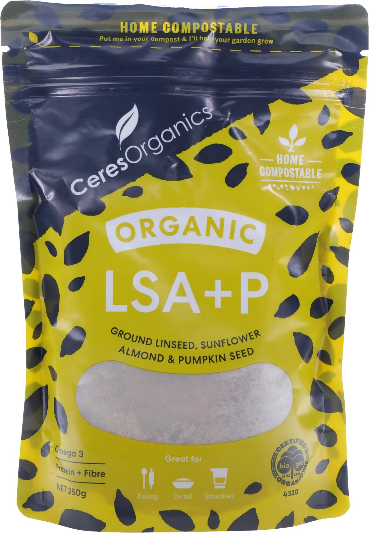 Ceres Organics LSA+P (Linseed, Sunflower, Almond & Pumpkin Seed) 250g