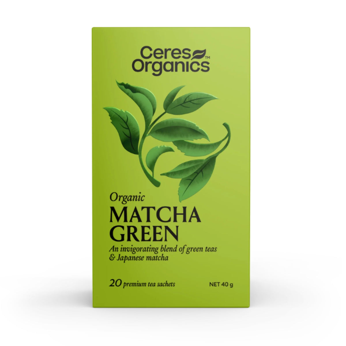 Ceres Organics Matcha Green Tea 20tb