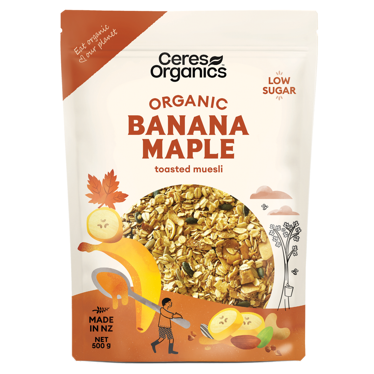 Ceres Organics Muesli Banana Maple 500g