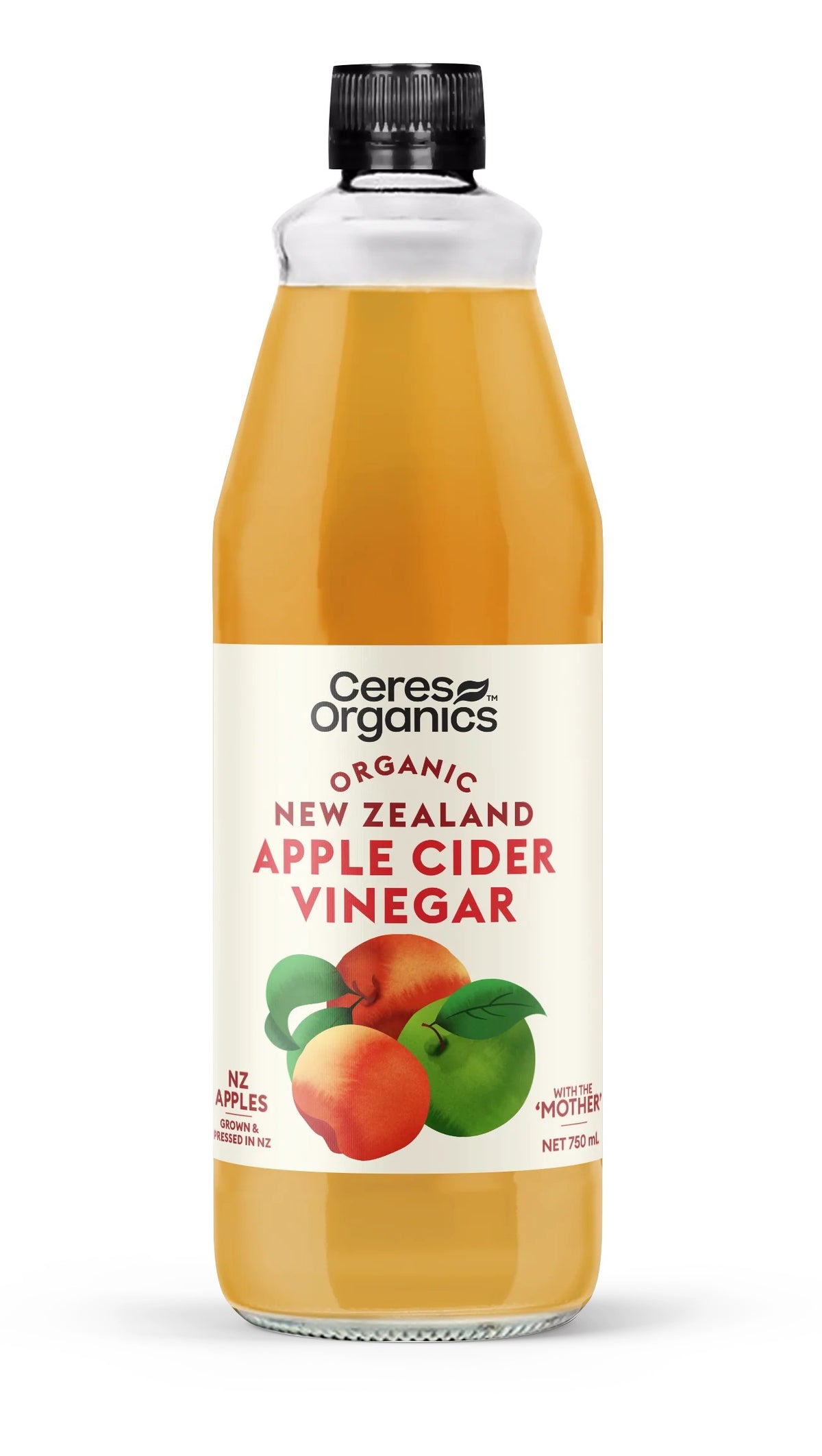 Ceres Organics NZ Apple Cider Vinegar (Glass) 750ml