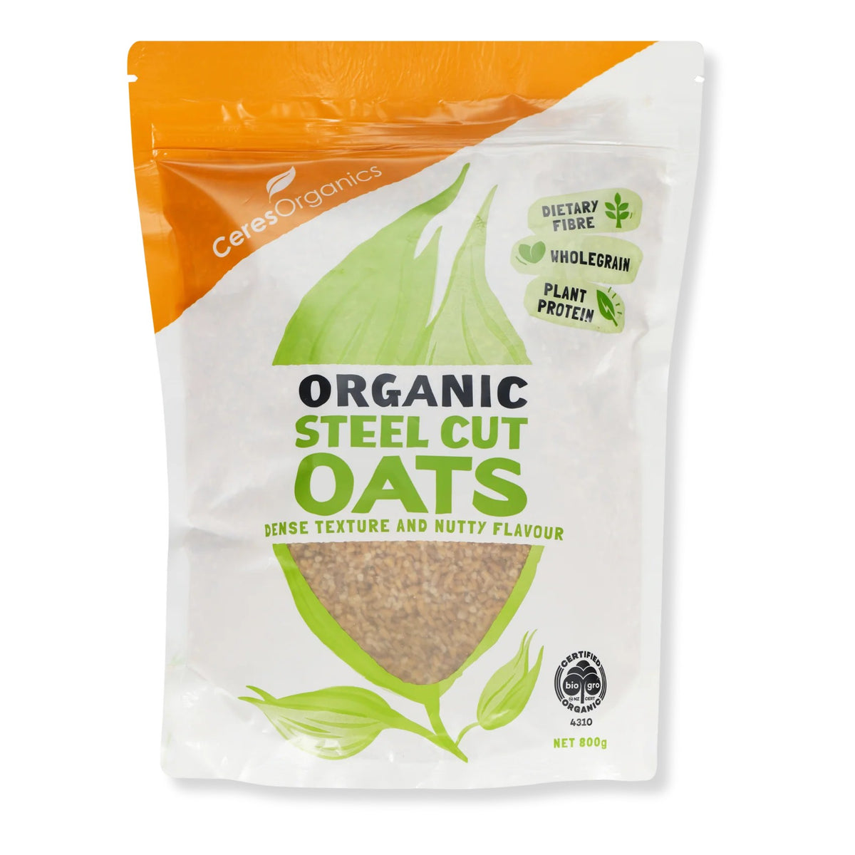 Ceres Organics Oats Steel Cut 800g