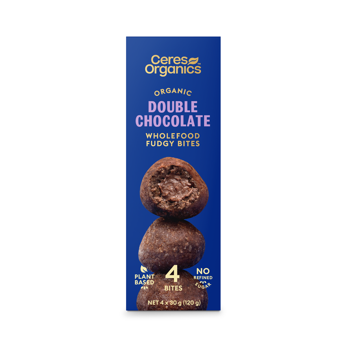 Ceres Organics Wholefood Fudgy Bites - Double Chocolate 120g